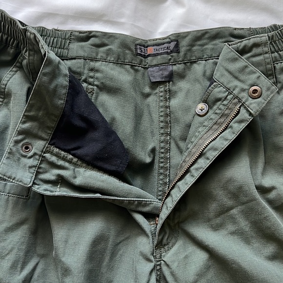 5.11 tactical army green cargo pants - Picture 8 of 8